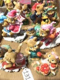 Selection Of (8) Bear Season's Figurines From 4