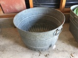 Vintage Galvanized Tub