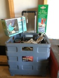 Fold-Up Tote W/Tire Compressor & Misc. As Shown