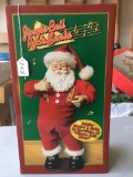 Animated Rocking Musical Santa In Box