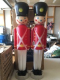 (2) Heavy Plastic Light-Up Toy Soldiers Are 31