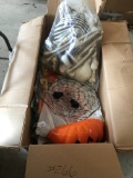 Lot Of Halloween Decorations: 5' Skeleton, Spiders, Cut-Outs, & More!