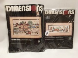 (2) Dimensions Cross Stitch Kits