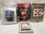 (4) Crochet & Cross Stitch Kits