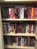 Closet Of VHS Movies and Some DVD's-Appox. 150