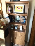 Sauder Type Book Shelf W/Door At Bottom Is 70