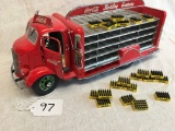 Danbury Mint 1938 Coca Cola Delivery Truck *Mirror Is Broken And 1 Tire Is Off, But There*