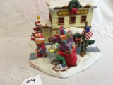 Danbury Mint Garfield's Christmas Villages By Jim Davis 