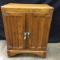 Antique Oak 2-Door Icebox