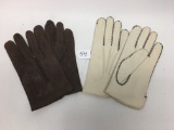 Vintage Mens Leather Gloves_Sizes 9.5 & 10.5