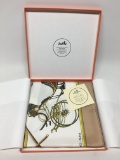 Hermes Printed Silk Scarf In Original Box W/Paperwork