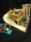 Vintage Fisher-Price Parking Ramp-Service Center