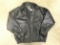 Black Leather Coat Men's Large By Leather & Soul