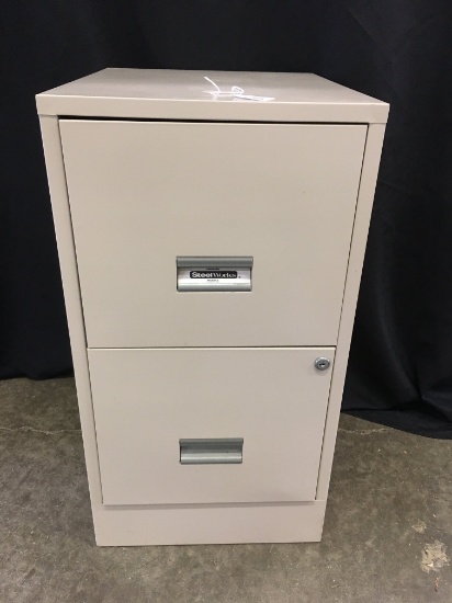 Steel Works 2-Drawer File Cabinet Is 28" Tall