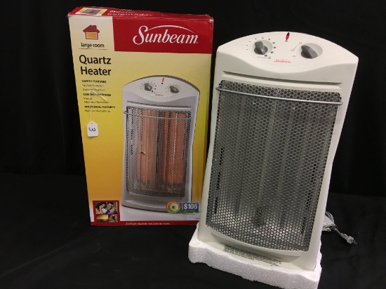 Sunbeam Large Room Quartz Heater In Box