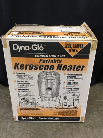 Dyna-Glo 23,000 BTU Portable Kerosene Heater-Appears Unused In Box