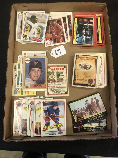 Misc. 80's Sports & Trading Cards As Shown