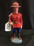 Vintage 60's Royal Canadian Mountie Figure Is 7