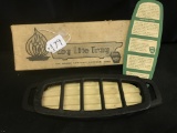 Cast Iron Log Lite Tray In Box