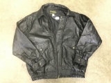 Black Leather Coat Men's Large By Leather & Soul