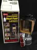 Coleman Two Mantle Dual Fuel Lantern In Box-Appears Unused