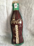 Vintage Bottle Shaped Coca-Cola Thermometer Is 16