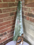 Antique Hand Saw W/Hand Painted Scene Is 30