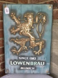 Lowenbrau Plastic Sign Is 14