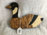 Wooden Oak Duck Wall Hanging Is 7