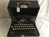 Antique Underwood Standard Portable Typewriter In Case