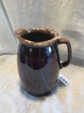 Hull Brown Ovenware Pitcher Is 7