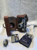 Vintage Argus 35mm Camera W/Neck Chain & Autoknips IV