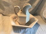 Haegar Pottery Pitcher & Bowl Set