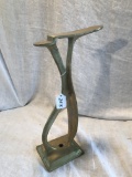 Vintage Brass Shoe-Shine Foot Rest