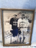 Framed Reproduction Sports Print Of Babe Ruth & Lou Gehrig