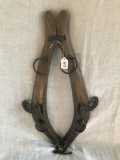 Primitive Wood & Steel Animal Collar