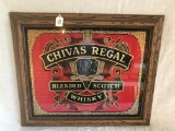 Chivas Regal Scotch Whiskey Advertising Sign