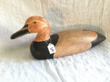 Contemporary Unmarked Wooden Duck Decoy Is 19