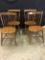 Set Of (4) Maple Signed Hitchcock Stenciled Chairs