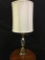 Brass & Glass Decorator Lamp Is 38