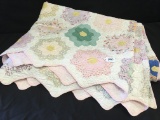 Vintage Hand Stitched Quilt-Shows Wear As Shown