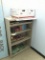 Metal Shelving Unit with Books Shown. Tall Room #14