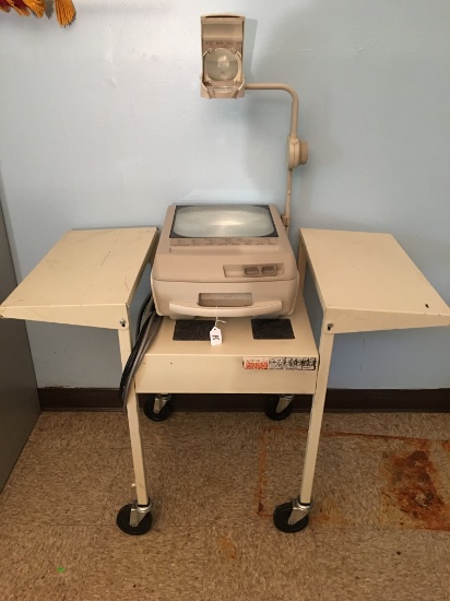 Apollo Concept Overhead Projector W/Wheeled Cart,  Cafeteria