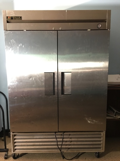 True Reach-In Refrigerator Model T-49, Cafeteria