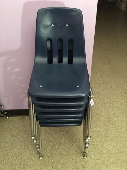 (6) Desk Chairs From 27"-30" Tall, Main Hall