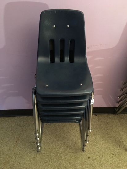 (6) Desk Chairs From 27"-30" Tall, Main Hall