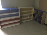 (5) School Shelves In Rough Condition-Varying Sizes Room #8