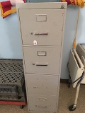 4 Drawer File Cabinet, Kids Books, & Flag, Cafeteria