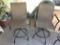 4 Swivel Cast Aluminum Bar Stools Are 45