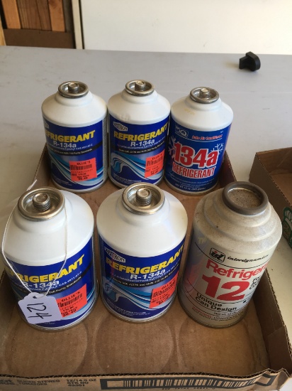6 Cans Of Refrigerant